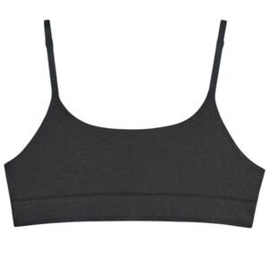 Allbirds Bra Anytime Bralette Womens XS Black Wireless Organic Cotton Casual NWT